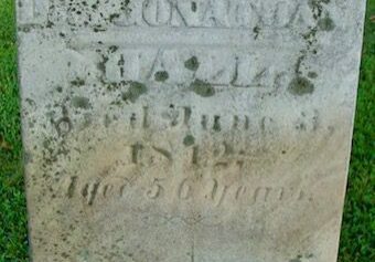 Jonathan Hall Gravestone